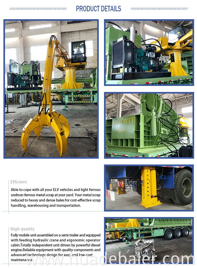 mobile baling machine